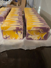 Load image into Gallery viewer, Lavender Lemongrass Handmade Soap | Essential Oil Soap with Shea Butter
